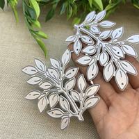 Nouveau moule de découpe DIY en acier au carbone pour cadre de feuille, design ajouré, article artisanal transfrontalier, Chine