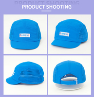 Casquette de course personnalisée à visière courte, séchage rapide, maille perforée au laser, chapeau de sport léger, casquette d'extérieur