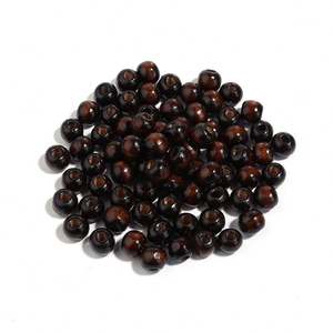 Perles en bois d'érable teints 200 pièces/sac perles en bois de baril peintes multicolores pour bricolage artisanat et décoration de festival de fête - Product Image 5