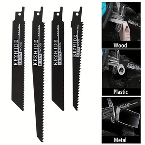 ใบเลื่อยลูกสูบเคซิได 150 มม- 6-18 ทีพีไอสำหรับตัดไม้และโลหะ ชุด 4 ชิ้น - Product Image 2