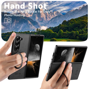 Funda SUTENI para Samsung Z Fold 8 Ultra con Carga Inalámbrica Magnética 360 °   Soporte Giratorio con Hebilla de Cuero Sintético para <span class=keywords><strong>Galaxy</strong></span> Z Fold <span class=keywords><strong>7</strong></span> 6 - Product Image 6