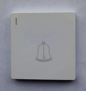 Minimalist White Wall <b>Switch</b> with Bell Icon <b>Touch</b> Control 1-Way IP20 PC Material Wi-Fi Enabled Smart Life App 2 USB a Ports - Product Image 1