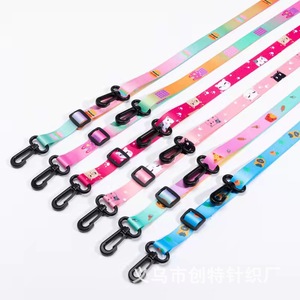 Correa ajustable de doble cabezal con diseño de dibujos animados y funda para teléfono, ventilador y hebilla de plástico para correas de teléfono móvil - Product Image 1