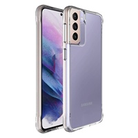 Coque arrière transparente fine et élégante pour Samsung Galaxy S6 S8 S10 S20 Note 9 10 Plus Edge S21+ S21 Ultra S20 Fe 5G