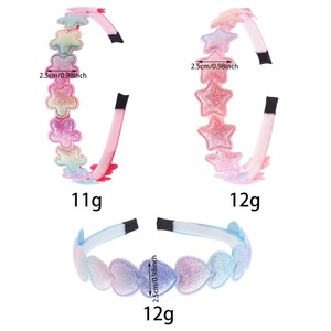 Nouveau personnalisé doux mignon arc-en-ciel bandeau étoile fleur bandeau pour enfant fille fête de vacances anniversaire coeur bandeau de cheveux accessoires cadeau - Product Image 4