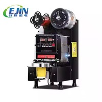 Machine électrique automatique de cachetage de tasse de thé de lait de perle pour le magasin de thé de bulle