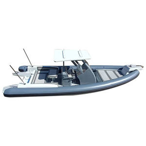 ความเร็วสูง29ft Orca Hypalon คู่ลึก V อลูมิเนียมฮัลล์ซี่โครง860เรือยางกับด้านบนแข็ง - Product Image 1