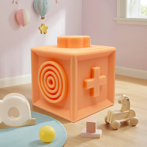 Ensemble de construction promotionnel unisexe pour enfants blocs de pile éducatifs en Silicone souple avec jouet pour bébé numéroté en plastique texturé sensoriel - Product Image 4