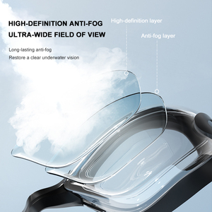 Lunettes <span class=keywords><strong>de</strong></span> natation anti-buée Lunettes <span class=keywords><strong>de</strong></span> natation d'arène professionnelles avec bouchon d'oreille <span class=keywords><strong>de</strong></span> couverture <span class=keywords><strong>de</strong></span> nez pour les sports nautiques adultes - Product Image 5
