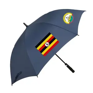 مظلة ألومنيوم أوتوماتيكية مقاومة للرياح للعمل والدعاية في حملة الغولف مخصصة بشعار ترويجي