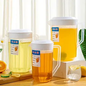 PP Material Cold Water Jug Large Capacity Plastic Water Kettle Jug with handle