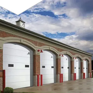 Smart Warehouse Overhead Thermal Insulated Vertical Lifting Metal Loading Dock Sectional Steel Door industrial doors used