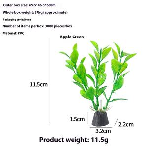 Fabricante-Sourced Micro Paisagem Plantas Aquáticas Pequeno Aquário Plástico Ornamentos Decorativos para Aquascaping - Product Image 6