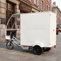 Tricycle de livraison électrique |   Tricycle cargo fermé pour la logistique du dernier kilomètre