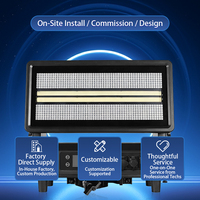 Luz Estroboscópica Móvil LED IP65 Resistente al Agua, Doble Tubo, 1500W, Blanco Frío RGB DMX RDM, para Eventos y Conciertos al Aire Libre