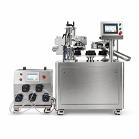Dakikada 10-15 Sıra Otomatik Şerit Tüp Dolum ve Kapatma Makinesi 220V 3KW Kozmetik Fabrikası İçin