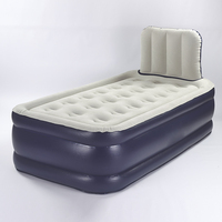 Matelas pneumatique intelligent avec pompe intégrée - Lit gonflable double de luxe pour la maison, les voyages et le camping - Lit gonflable haut de gamme pour