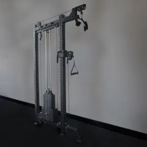 Attrezzature per Trainer a doppia funzione per palestra di allenamento di forza commerciale migliore vendita macchina per il fitness Lat Pulldown e Low Row