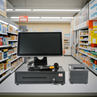 Terminal de point de vente tactile 15,6'' ATP Factory Stock, système de caisse enregistreuse Chine, Windows/Android, Bluetooth, Wi-Fi, garantie 1 an