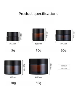 ขวดแก้วสีชาขนาด 30 <span class=keywords><strong>ม</strong></span>ล. 50 กรัม สำหรับเครื่องสำอาง ฝาพลาสติกสีดำ ปากกว้าง ผนังหนา พิ<span class=keywords><strong>ม</strong></span>พ์ลาย สำหรับบรรจุน้ำ<span class=keywords><strong>ม</strong></span>ันใส่ผ<span class=keywords><strong>ม</strong></span> <span class=keywords><strong>เซ</strong></span><span class=keywords><strong>รั่</strong></span><span class=keywords><strong>ม</strong></span>บำรุงผิว - Product Image 5
