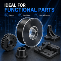 Filament en nylon PA6 résistant à l'usure, 1,75 mm, polyamide de précision, matériau d'impression 3D, bobine de 1 kg pour engrenages, robotique, FDM, FFF