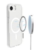 Coque de téléphone magnétique antichoc transparente en TPU+PC personnalisée pour iPhone 18 Pro Max 17 16 15 14 13 Pro Max