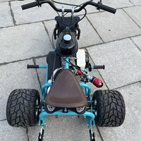 Nuevo Mini Go-Kart con Motor de Gasolina de 212cc y Cuatro Tiempos, Llantas Antideslizantes de 5 Pulgadas, Estructura Metálica Resistente, Velocidad Máxima de 60km/h, Frenos de Disco