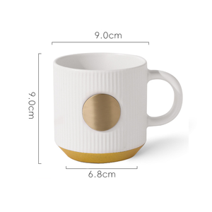 IDEA REGALO Tazas de cerámica al por mayor Juego de tazas de cerámica personalizadas Regalo de oficina de negocios Tazas de café de cerámica promocionales con logotipo - Product Image 4