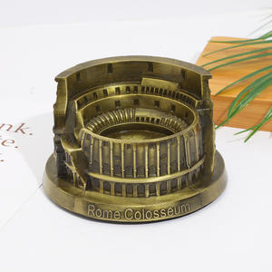 Nuevo Cenicero de Metal con Modelo del Coliseo <span class=keywords><strong>Romano</strong></span>, Grabado, Recuerdo Navideño, Adorno Creativo, Forma Personalizada, Transferencia Térmica - Product Image 3