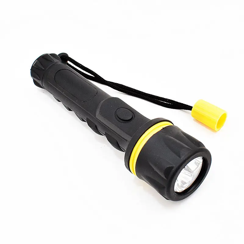 2 AA ProPolymer 150 Lumen Intrinsically Safe Battery Powered LED Flashlight With Yellow Green Red Light