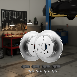Kit de sistemas de frenos Vevor, rotores huecos delanteros y traseros, pastillas cerámicas para Chevrolet Equinox, GMC Terrain 2010-2017 - Product Image 2