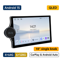LODARK SL32 Radio de Auto con Pantalla de 10 Pulgadas, Android 15, Navegación GPS, ASR8662 Octa Core, QLED, 4G LTE, WiFi 6, BT5.4