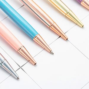 Top <b>Large</b> Diamond Metal Ballpoint Pen Promotional Crystal Rotating Printable Logo Creative Advertising for Stationery <b>Gift</b> - Product Image 2