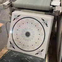 Paneles de Techo de PVC Cuadrados Modernos, Impermeables y Resistentes al Fuego, 60x60, para Uso en Hoteles y Hospitales, Instalación de Rejilla de Techo