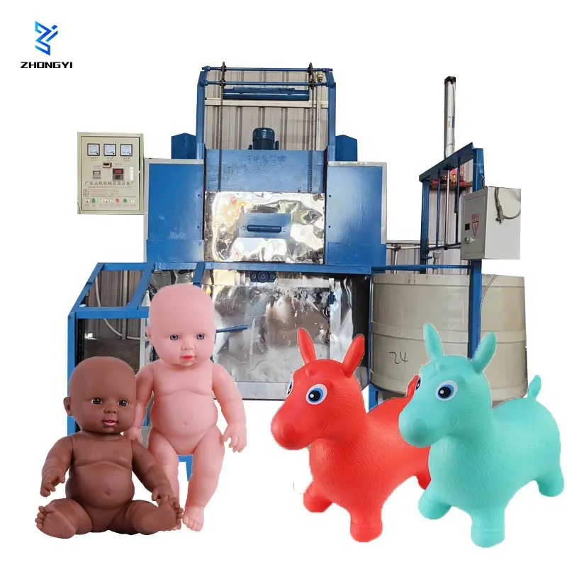 custom plastic kids toys 3d face doll animal for latex moulds diy guangdong inflatable toy dolls making machine