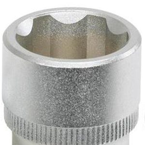 Matt satin finish Chrome vanadium 3/8" <b>socket</b>, 14mm (92291450466874) - Product Image 2