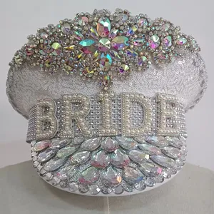 1 pieza hecha a medida Ecoparty Burning Man sombrero de lentejuelas Festival de música rebordear carnaval capitán sombreros Steampunk gorras para Unisex adulto - Product Image 2