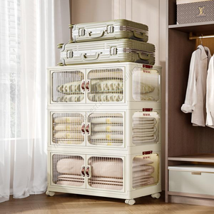 Gabinete de Almacenamiento de Plástico Europeo de Alta Calidad y Bajo Precio, sin Instalación, Cajón Organizador de Cocina, Caja para Artículos del Hogar - Product Image 3