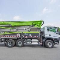 Camion pompe à béton Zoomlion Shandeka diesel 43 mètres, 180 m³/h de production de béton, moteur intégré, entièrement hydraulique, 40 m, 46 000 kg, garantie 1 an