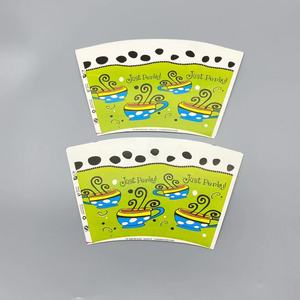 แก้วกระดาษแบบใช้แล้วทิ้ง 8 สี สำหรับเครื่องดื่มร้อน/เย็น กาแฟ  แบบสองชั้นเคลือบ PE ปลอดภัยสำหรับอาหาร ใช้ได้ทั้งเครื่องดื่มร้อน/เย็น กาแฟ  และก๋วยเตี๋ยว - Product Image 4