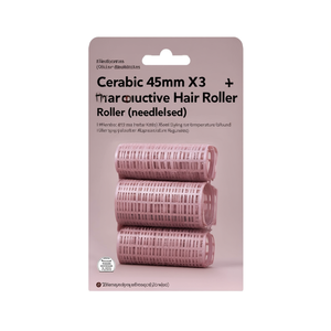Bigoudi en céramique 45 mm x 3 conducteurs de chaleur pour coiffage à chaud avec régulation de température - Product Image 2