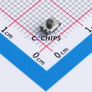 TS05-TDW1EH2.5 Tactile Switch SMD,3.9x3mm Switch Single Pole Single Throw Round Button 1.8N Vertical Mount - Product Image 1