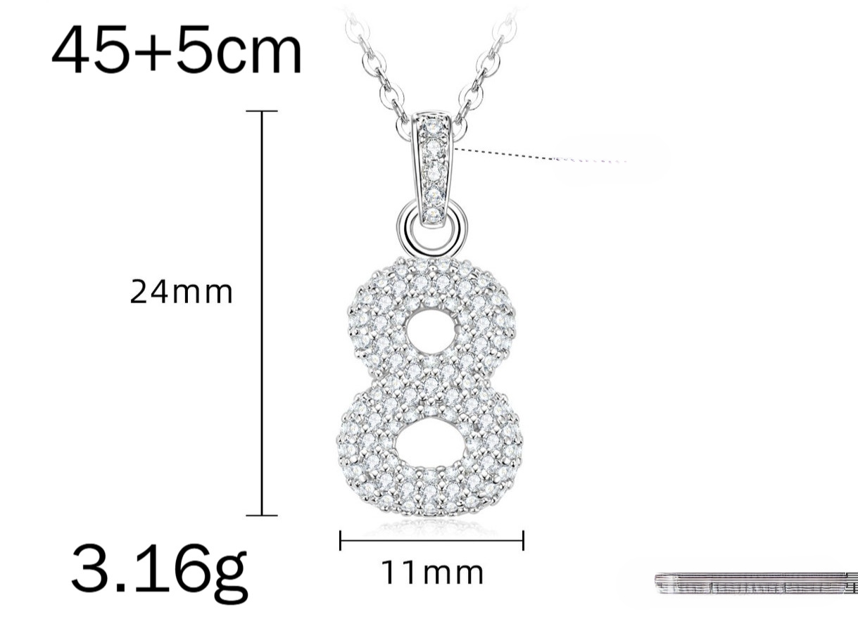 Zircon 1,1 mm * 118 pièces + 1,2 mm * 6 pièces-or blanc
