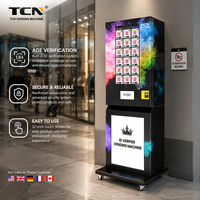 Distributeur automatique mural compact TCN avec SDK d'identification d'âge, écran tactile 32 pouces, gestion basée sur le cloud pour les entreprises