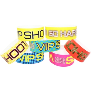 2025 billets d'entrée personnalisés bons billets bracelets en plastique parc pour enfants vilain parc à thème Bracelet jetable - Product Image 6