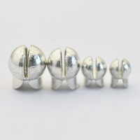 Vente en gros poids en étain plombs perles de pêche poids fendus pour accessoires de pêche