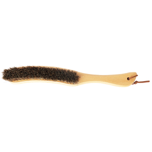 Wooden Handle Brush Set - Horsehair <strong>Dusting</strong> &amp; Lint Remover | Wild Boar Suede Cleaner | Beech Handle 2-Pack for <strong>Home</strong> and Travel - Product Image 3