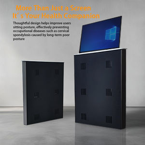 Großhandel Konferenz system Ausrüstung Einfach zu installierende motorisierte Pop-up-Lift versteckte LCD-Bildschirm <span class=keywords><strong>Monitor</strong></span> für Büro Besprechung sraum - Product Image 2
