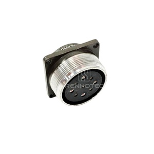 P40k 2M P40-serie 9-Pins Vrouwelijke Vierkante Flens Stopcontact Verzegelde Connector - Product Image 1