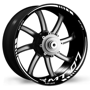Para YAMAHA MT07 ruedas <span class=keywords><strong>de</strong></span> motocicleta calcomanías <span class=keywords><strong>de</strong></span> llanta cubo impermeable pegatina decorativa reflectante - Product Image 4